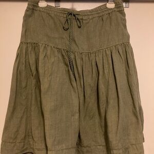 GAP Olive Green Mini Skirt